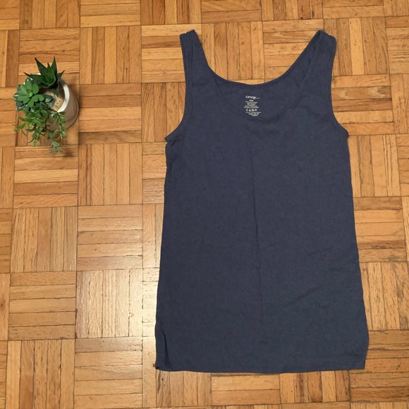 Vintage George Dark Blue Tank Top Essential - Picture 1 of 3